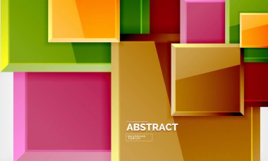 Arka plan, parlak geometrik tasarım kare