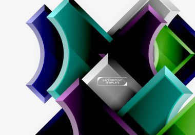 Geometrik şekiller soyut arkaplan