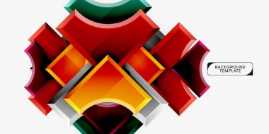 Geometrik şekiller soyut arkaplan