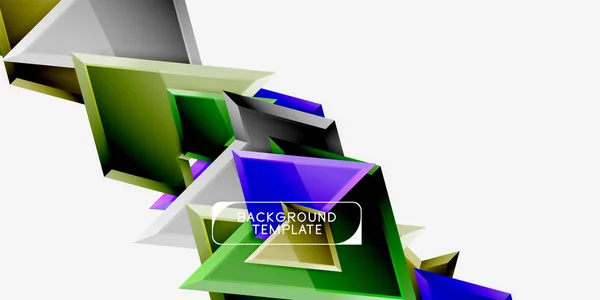Geometrik minimal tasarım arka planı — Stok Vektör