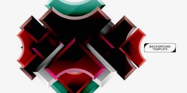 Geometrik şekiller soyut arkaplan