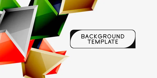 Geometrisches Minimal Design Hintergrund — Stockvektor