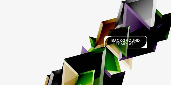 Geometrisches Minimal Design Hintergrund — Stockvektor
