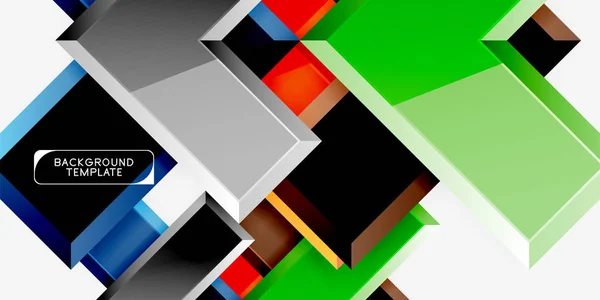 Flechas abstractas composición fondo — Vector de stock