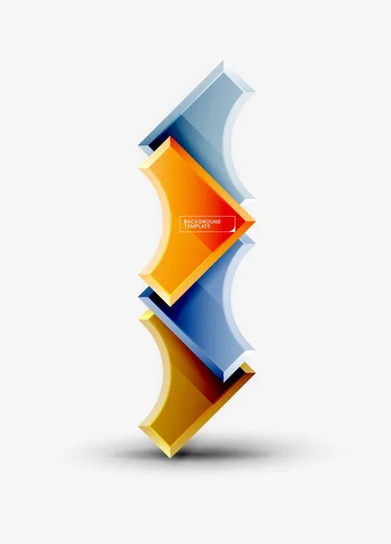 Modern geometrisk abstrakt bakgrund — Stock vektor