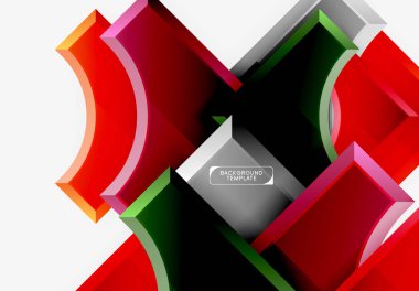 Geometrik şekiller soyut arkaplan