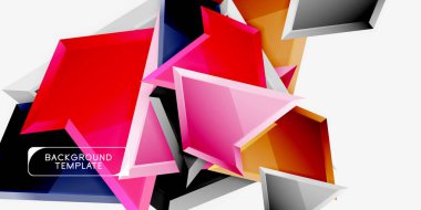 Geometrik minimal tasarım arka planı