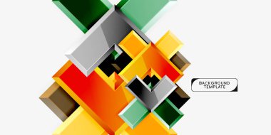 Soyut oklar kompozisyon arka plan