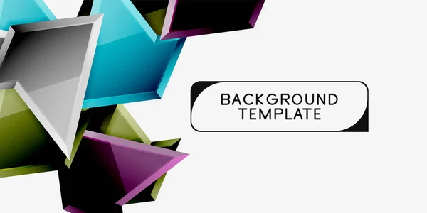 Geometrisk minimal design bakgrund — Stock vektor