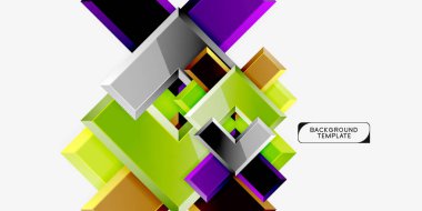 Parlak modern geometrik arka plan, soyut oklar kompozisyon