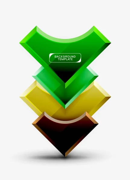 Fondo abstracto geométrico moderno — Vector de stock