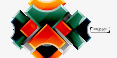 Geometrik şekiller soyut arkaplan