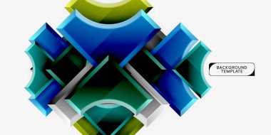 Modern geometrik soyut arkaplan