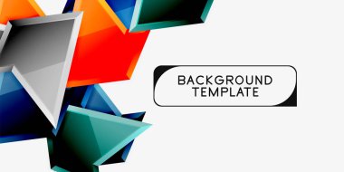 Geometrik minimal tasarım arka planı