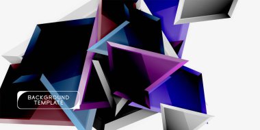 Geometrik minimal tasarım arka planı