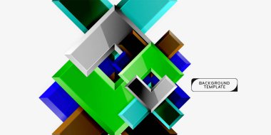 Parlak modern geometrik arka plan, soyut oklar kompozisyon