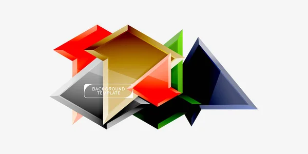 Design geometrico minimo sfondo — Vettoriale Stock
