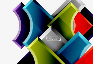 Geometrik şekiller soyut arkaplan