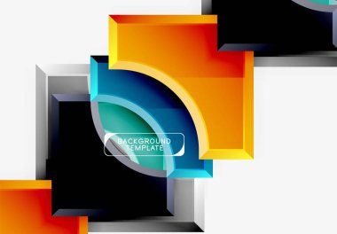 Modern geometrik soyut arkaplan