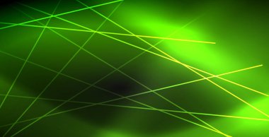 Neon renkli soyut çizgiler