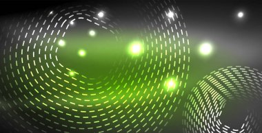 Soyut çizgiler, Modern arka plan ile parlayan parlak neon renkler