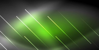 Neon parlayan çizgiler, sihirli enerji uzay ışığı konsepti, soyut arka plan duvar kağıdı tasarımı