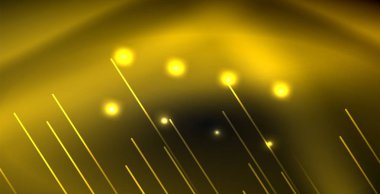 Neon renkli soyut çizgiler