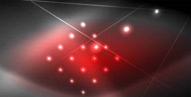 Neon parlayan çizgiler, sihirli enerji uzay ışığı konsepti, soyut arka plan duvar kağıdı tasarımı