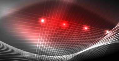 Neon parlayan çizgiler, sihirli enerji uzay ışığı konsepti, soyut arka plan duvar kağıdı tasarımı