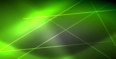 Neon parlayan çizgiler, sihirli enerji uzay ışığı konsepti, soyut arka plan duvar kağıdı tasarımı