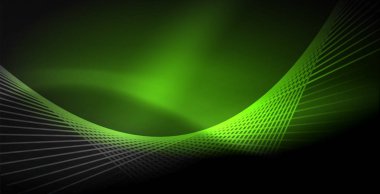 Neon renkli soyut çizgiler