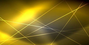 Neon parlayan çizgiler, sihirli enerji uzay ışığı konsepti, soyut arka plan duvar kağıdı tasarımı