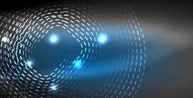 Soyut çizgiler, Modern arka plan ile parlayan parlak neon renkler