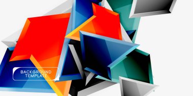 Geometrik minimal tasarım arka planı