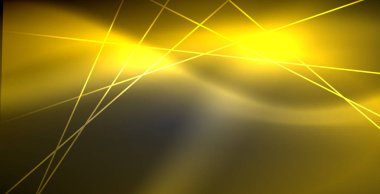 Neon parlayan çizgiler, sihirli enerji uzay ışığı konsepti, soyut arka plan duvar kağıdı tasarımı