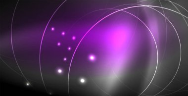 Soyut çizgiler, Modern arka plan ile parlayan parlak neon renkler