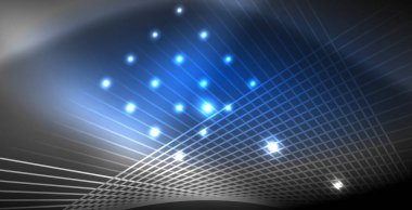 Neon parlayan çizgiler, sihirli enerji uzay ışığı konsepti, soyut arka plan duvar kağıdı tasarımı