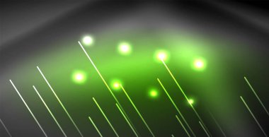 Neon parlayan çizgiler, sihirli enerji uzay ışığı konsepti, soyut arka plan duvar kağıdı tasarımı