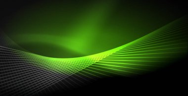 Neon renkli soyut çizgiler