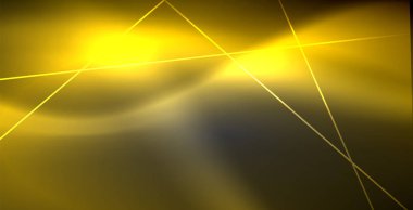 Neon parlayan çizgiler, sihirli enerji uzay ışığı konsepti, soyut arka plan duvar kağıdı tasarımı