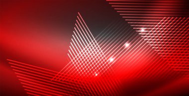 Neon parlayan çizgiler, sihirli enerji uzay ışığı konsepti, soyut arka plan duvar kağıdı tasarımı