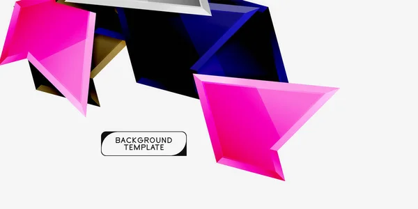 Geometrisk minimal design bakgrund — Stock vektor