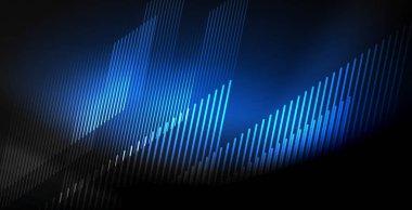 Neon renkli soyut çizgiler