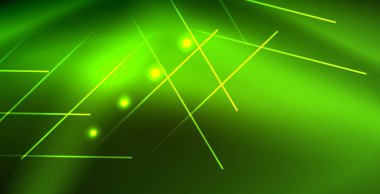 Neon parlayan dalga, sihirli enerji ve ışık arka plan