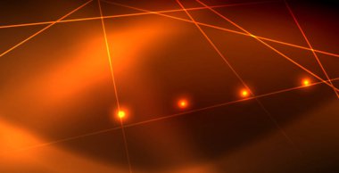 Neon parlayan dalga, sihirli enerji ve ışık arka plan