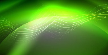 Neon çizgiler parlak parlayan arka plan