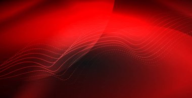 Koyu, parlak hareket, sihirli alan ışık parlayan soyut dalga. Techno arka plan