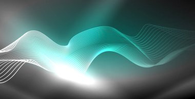 Neon çizgiler parlak parlayan arka plan