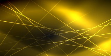 Neon renkli soyut çizgiler