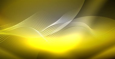 Neon çizgiler parlak parlayan arka plan